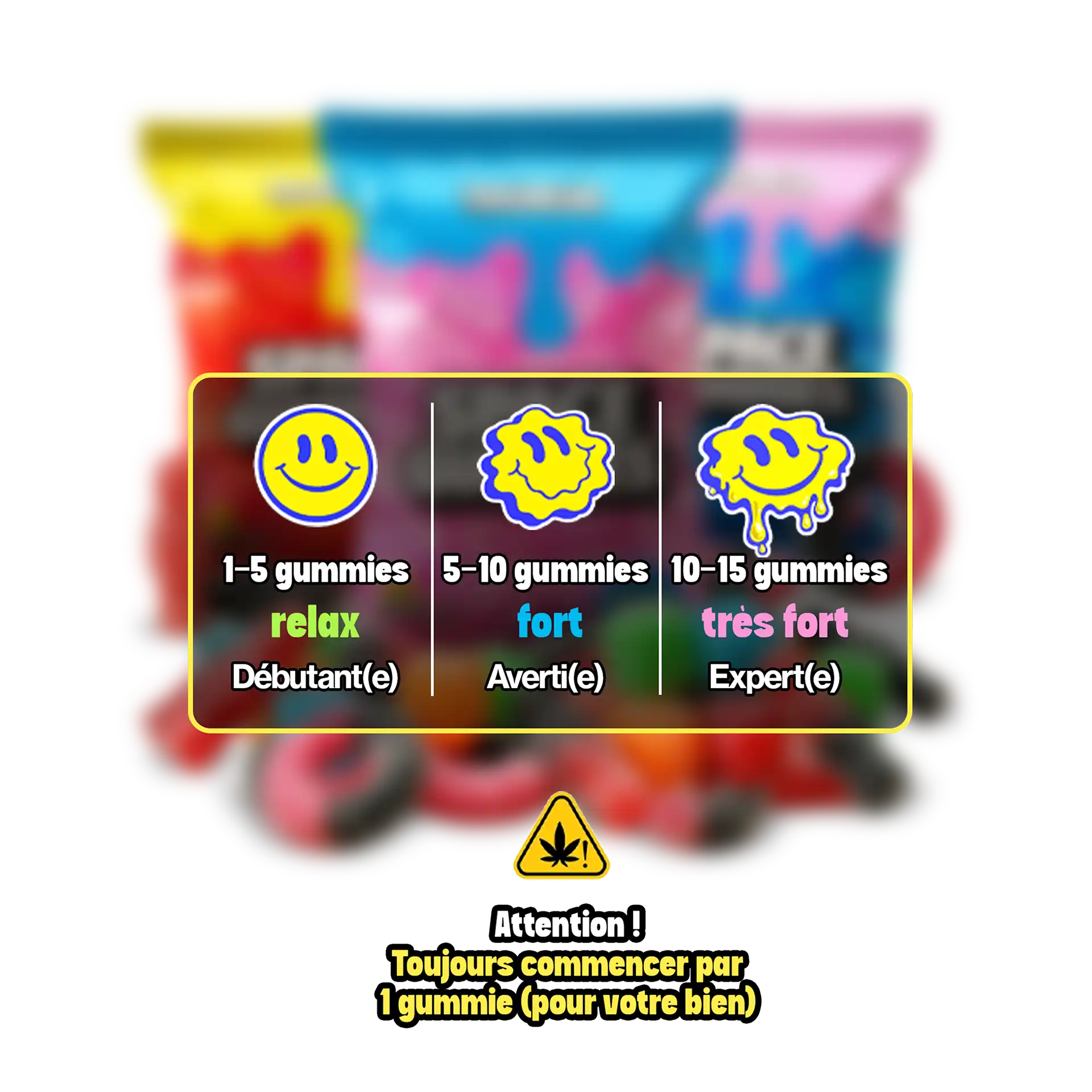 Gummies Tutti Frutti 5mg THC Full Spectrum